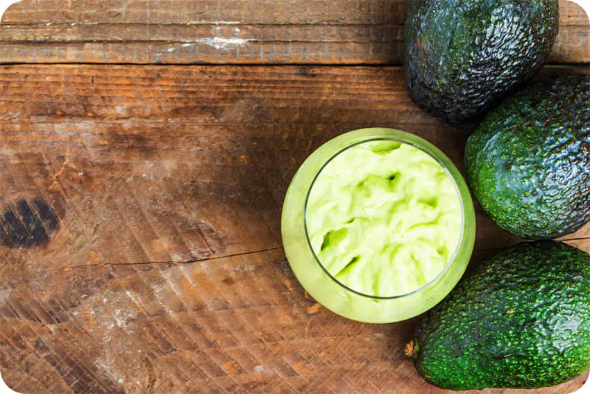 Mascarilla aguacate pelo