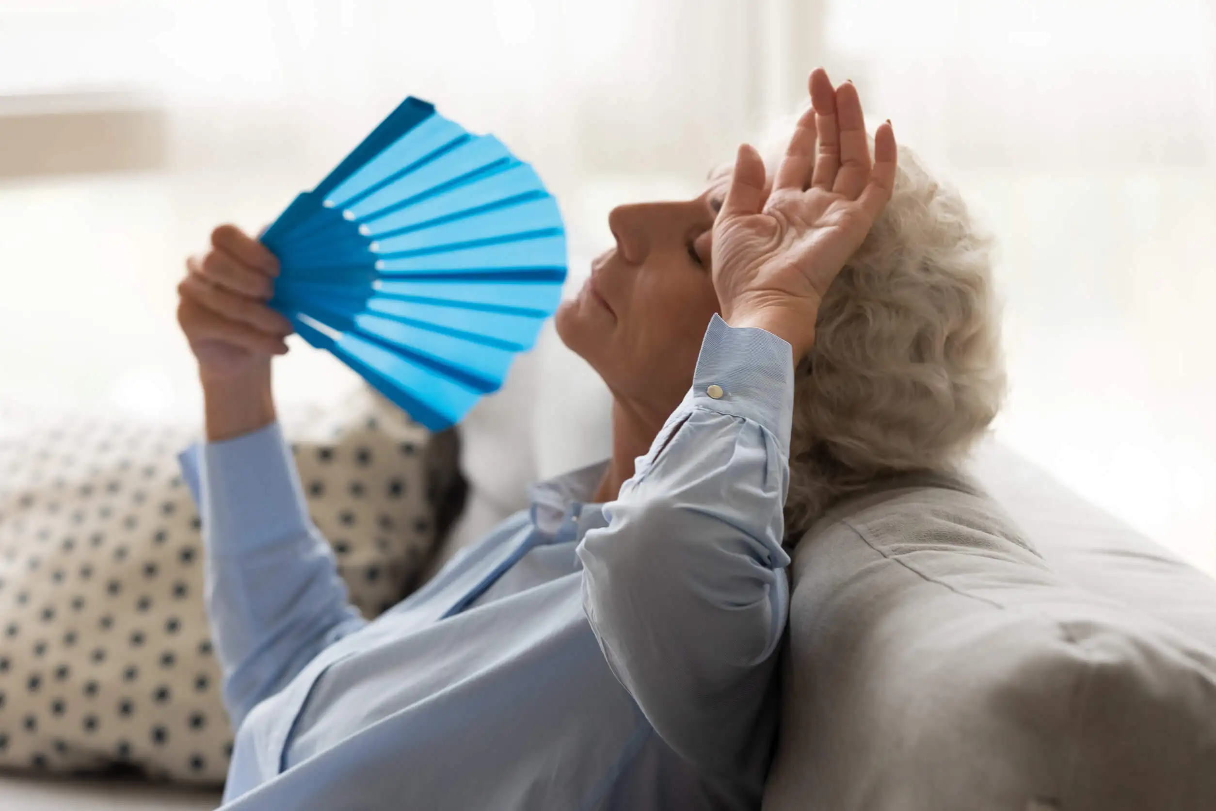 Femme âgée avec décompensation caniculaire.
