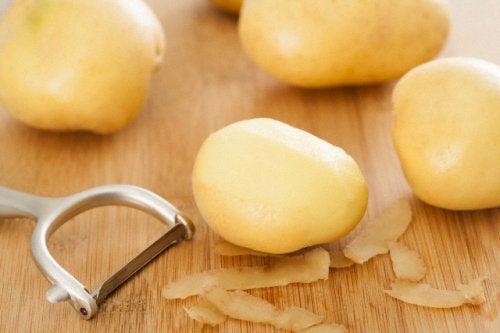 Patatas como snack.