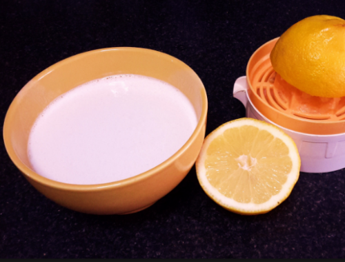 tratamiento leche y limon
