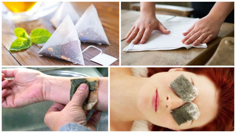 9 usos alternativos de las bolsas de té usadas que te encantará conocer