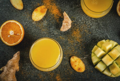 Batido de mango y jengibre para digestiones pesadas