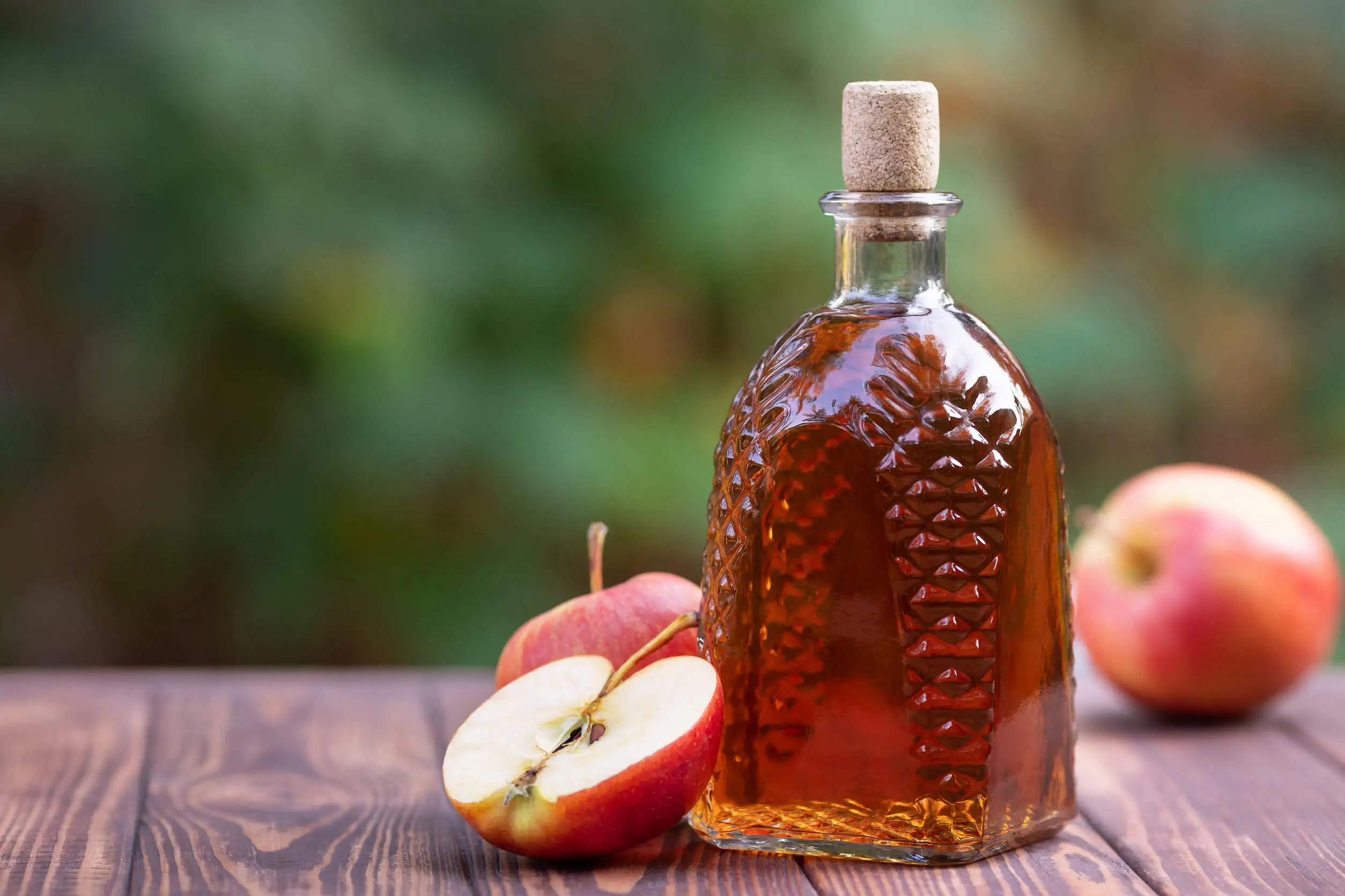 Vinagre de manzana para la lavadora.