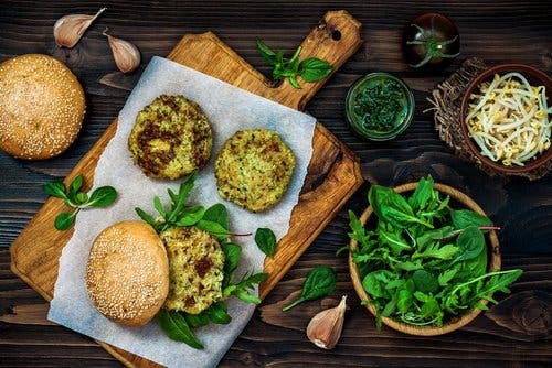 Hamburguesa sin carne