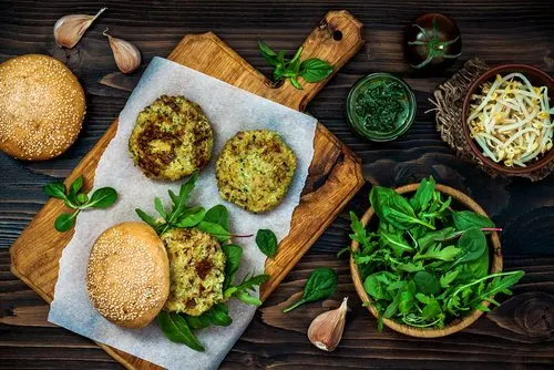 Hamburguesa sin carne