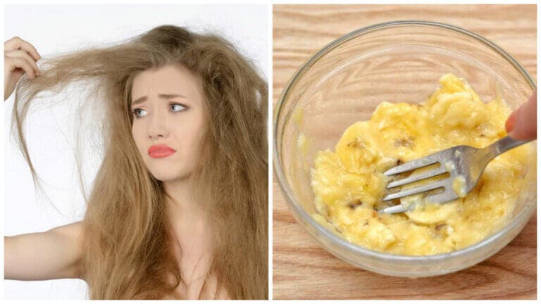 ¿Tienes el cabello seco? Mejora su aspecto con esta mascarilla de banana y limón