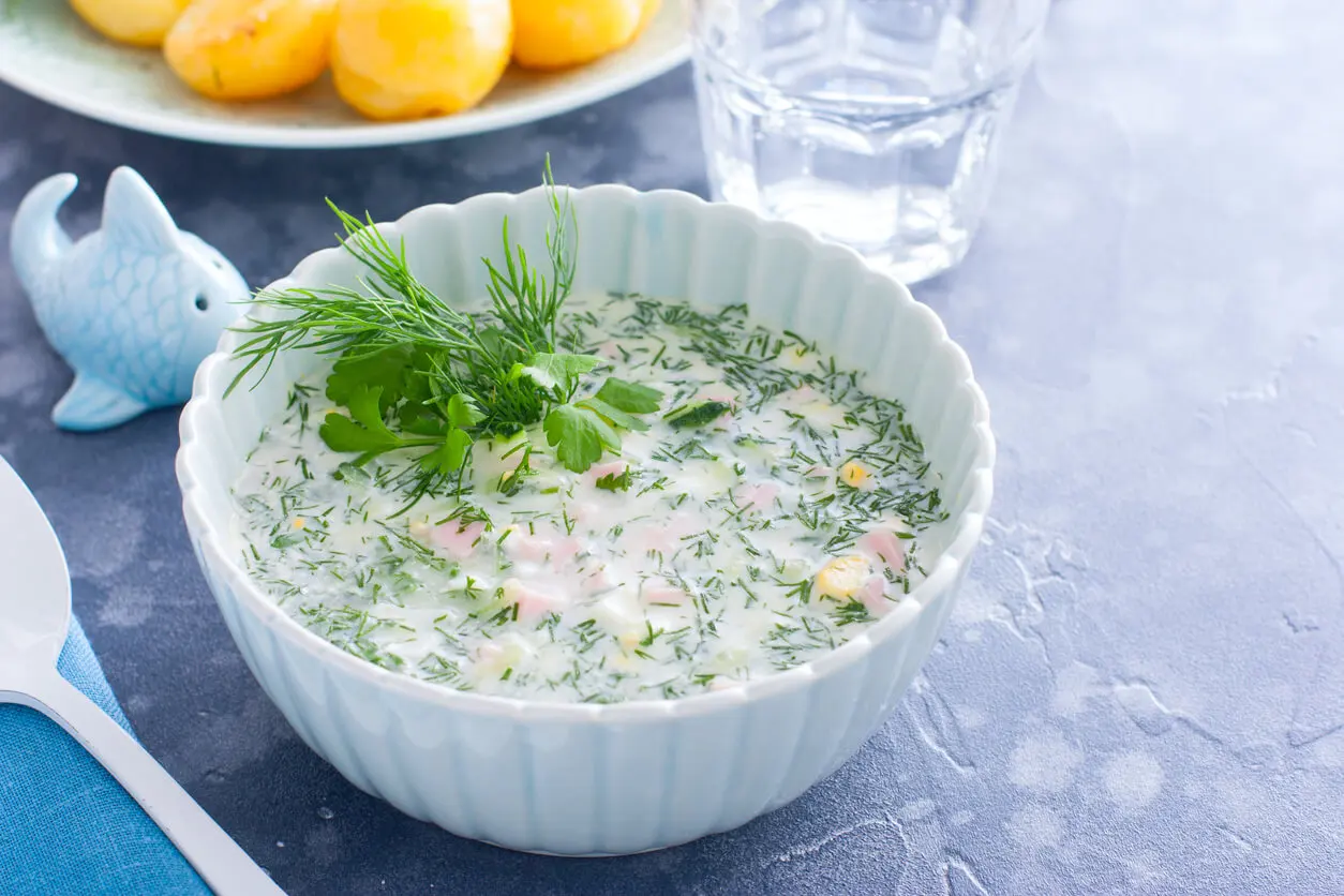 Salsa ranchera con yogur.