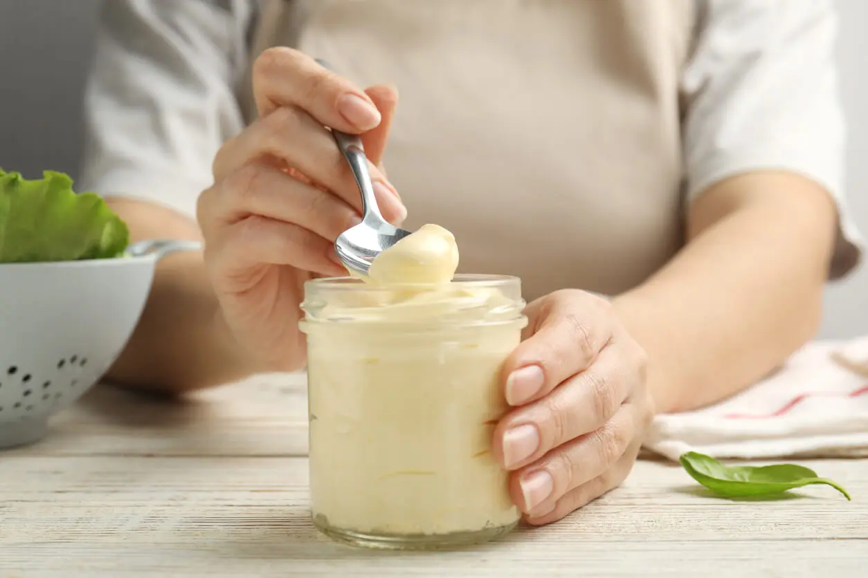 Mayonesa con yogur.