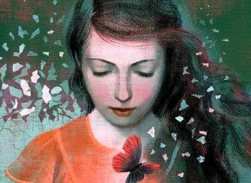 mujer-con-mariposas