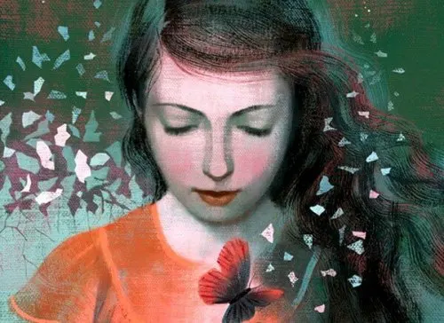 mujer-con-mariposas