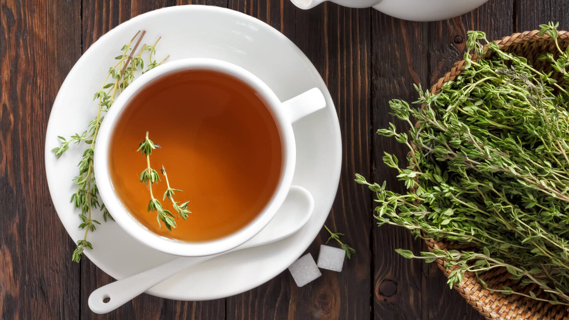 Té de tomillo.