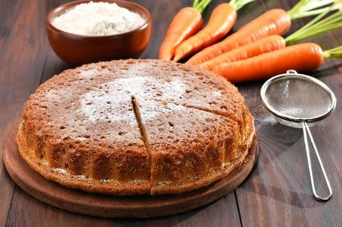 Bizcochos con zanahoria y manzana