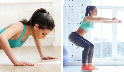 Ponte en forma con solo 3 ejercicios