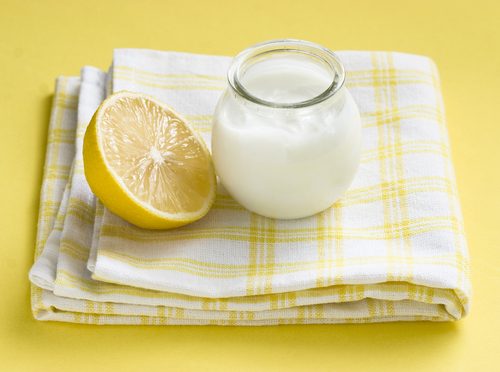 Yogur y zumo de limón