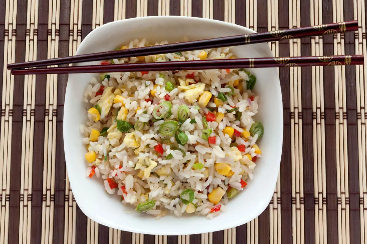 Arroz oriental.
