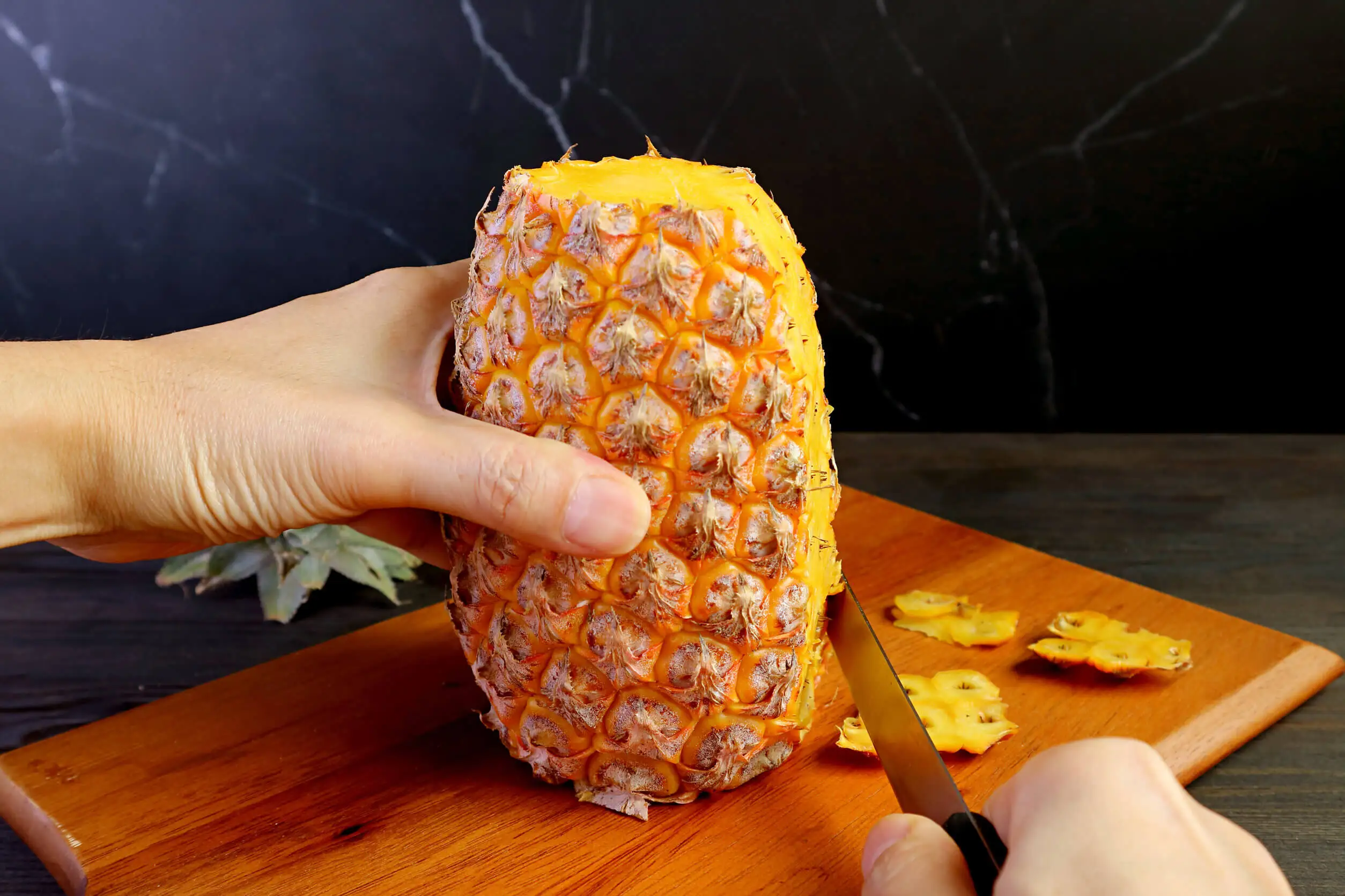 Ananas-Carpaccio