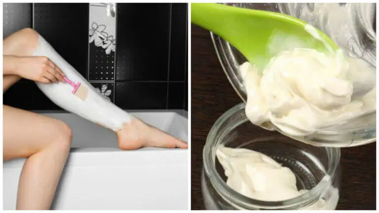 Elimina el vello corporal sin usar químicos con esta crema de afeitar natural