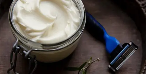 Crema de afeitar natural