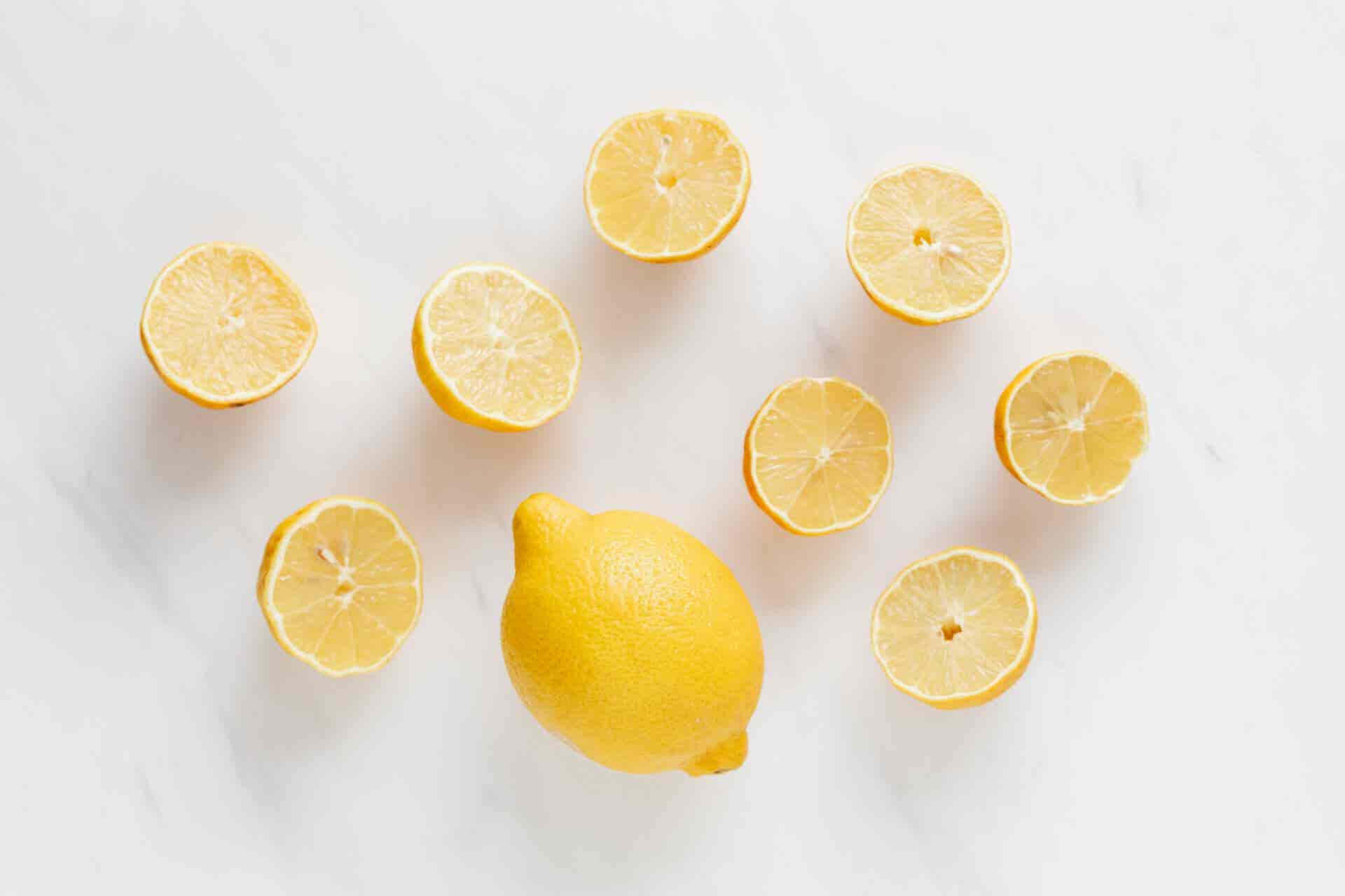 Limones para usar su jugo para hornear.