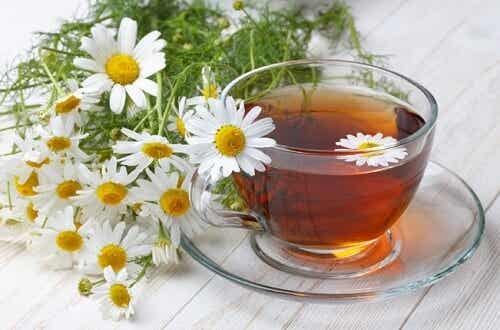 Té de manzanillla.