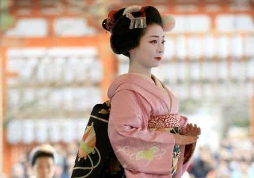 Geisha representando la sabiduría de Japón