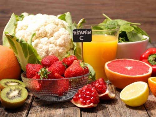 Frutas y verduras cargadas de vitamina C