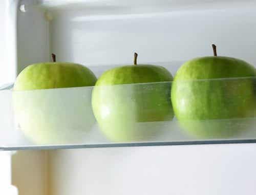 almacenar manzanas