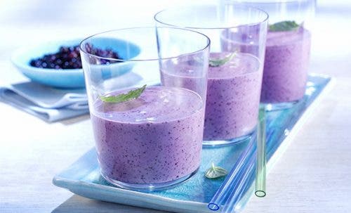Batido de arándanos