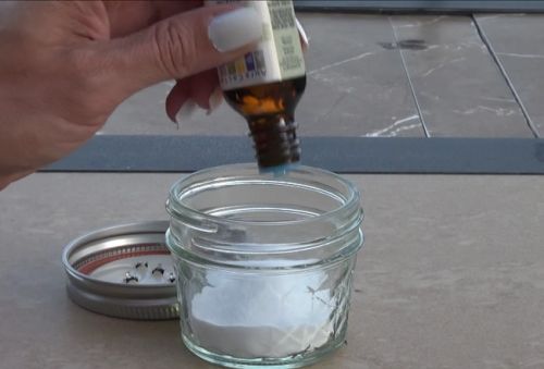 bicarbonato y aceite