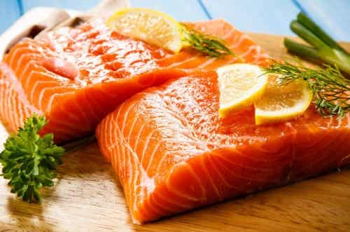 salmón para las dietas