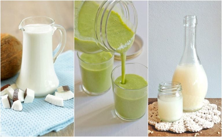 6 bebidas saludables con las que puedes preparar tus batidos verdes