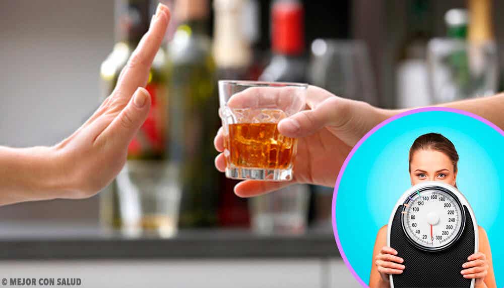 ¿Hay que dejar de beber alcohol para bajar de peso?