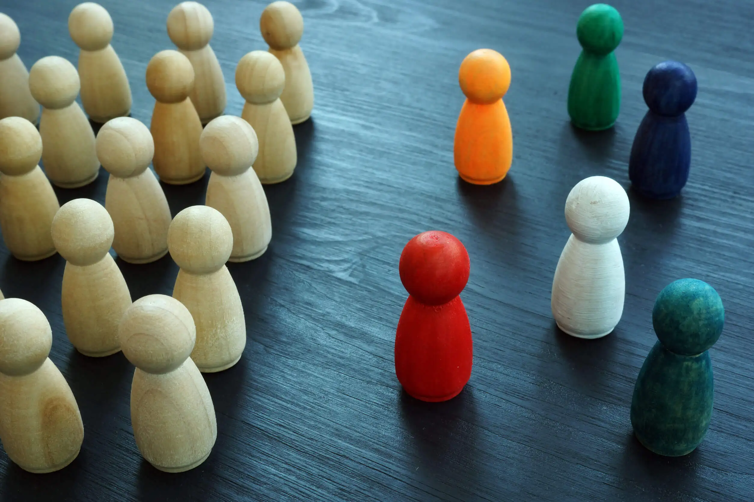 Encontrarse siempre con el mismo tipo de personas