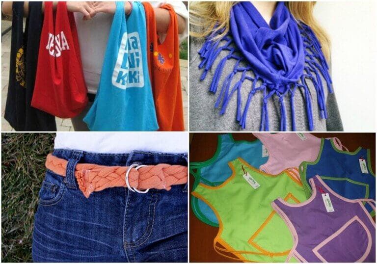 9 formas de reciclar esas viejas camisetas de algodón