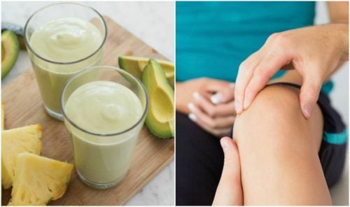 Combate la retención de líquidos con un delicioso batido de aguacate y piña