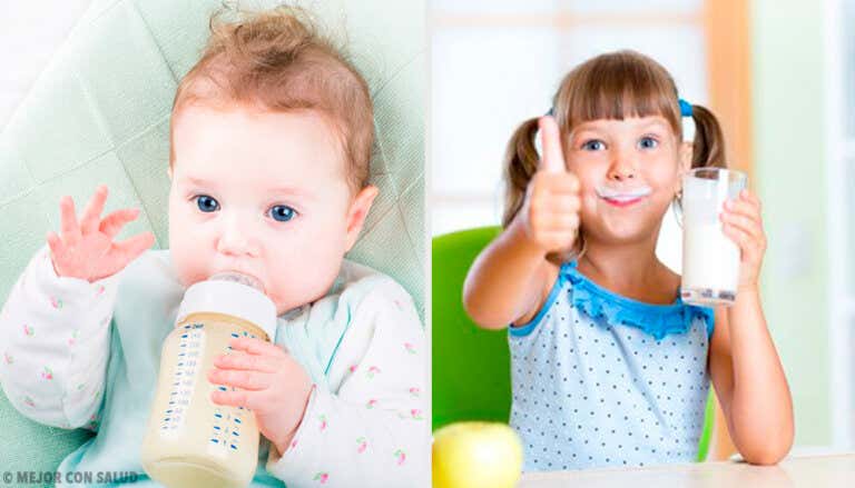 ¿Cuál es la leche para niños más saludable?
