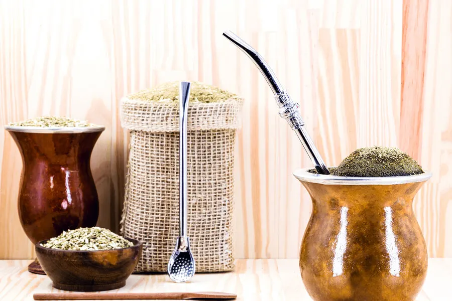 Bebida de yerba mate.