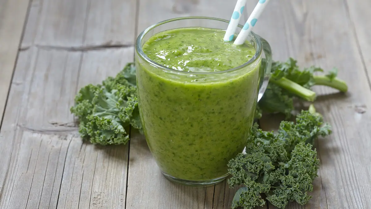 Batido de kale.