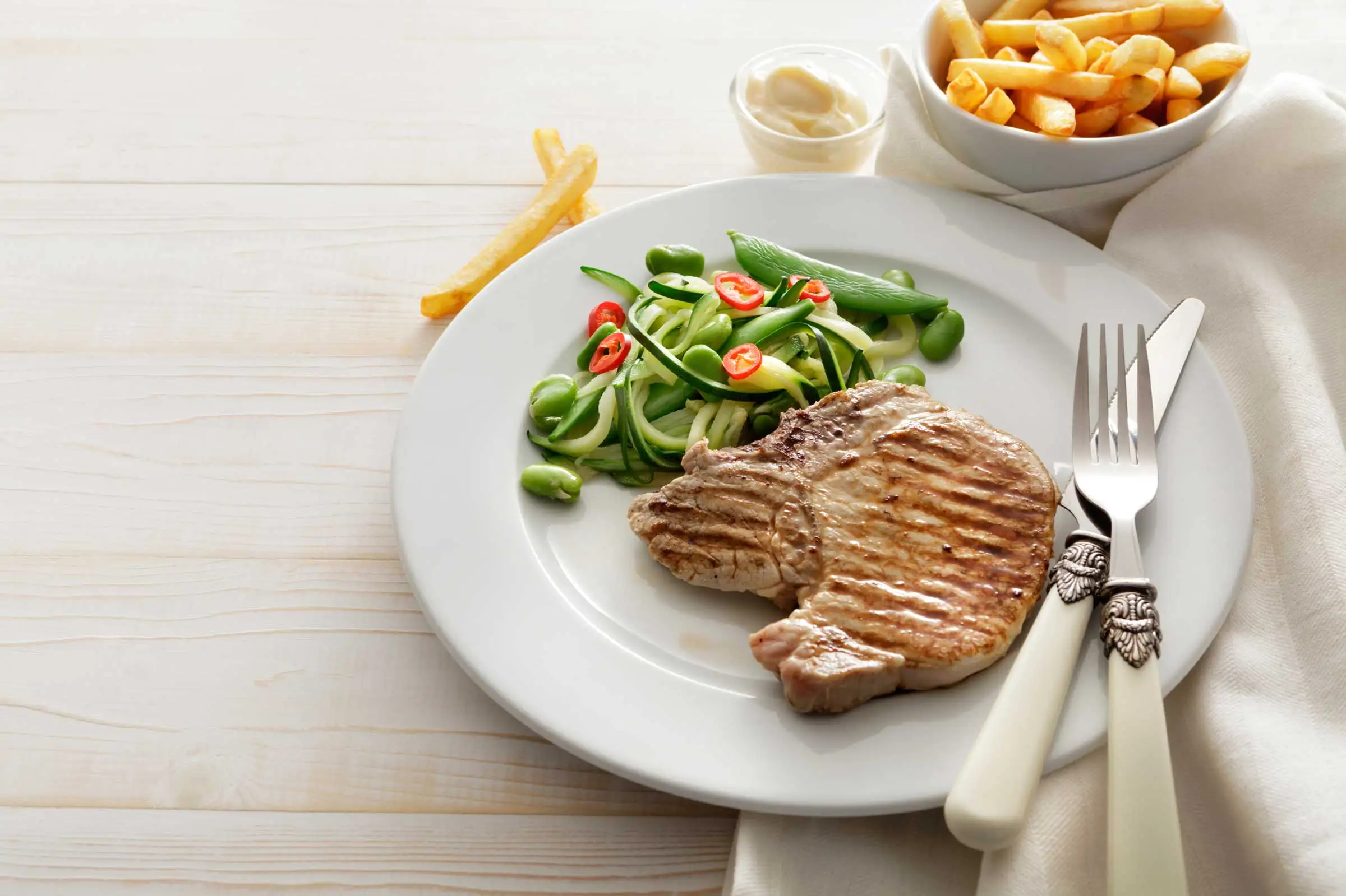 plato de comida para nuestras cenas