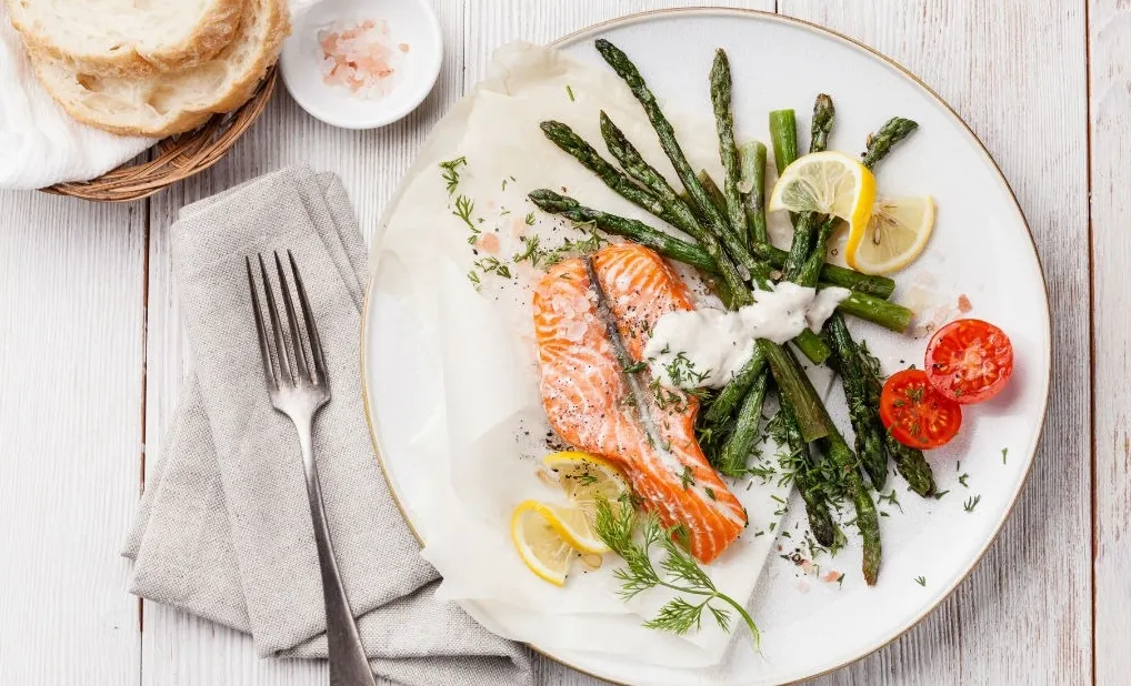 plato de salmón para nuestras cenas