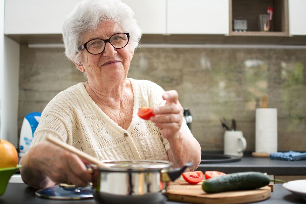 Sopa hecha por abuela