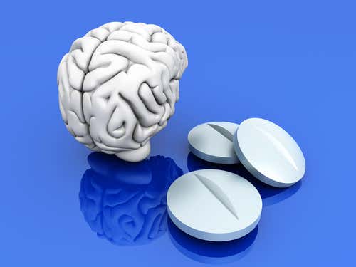 Modelo del cerebro y fármacos ansiolíticos