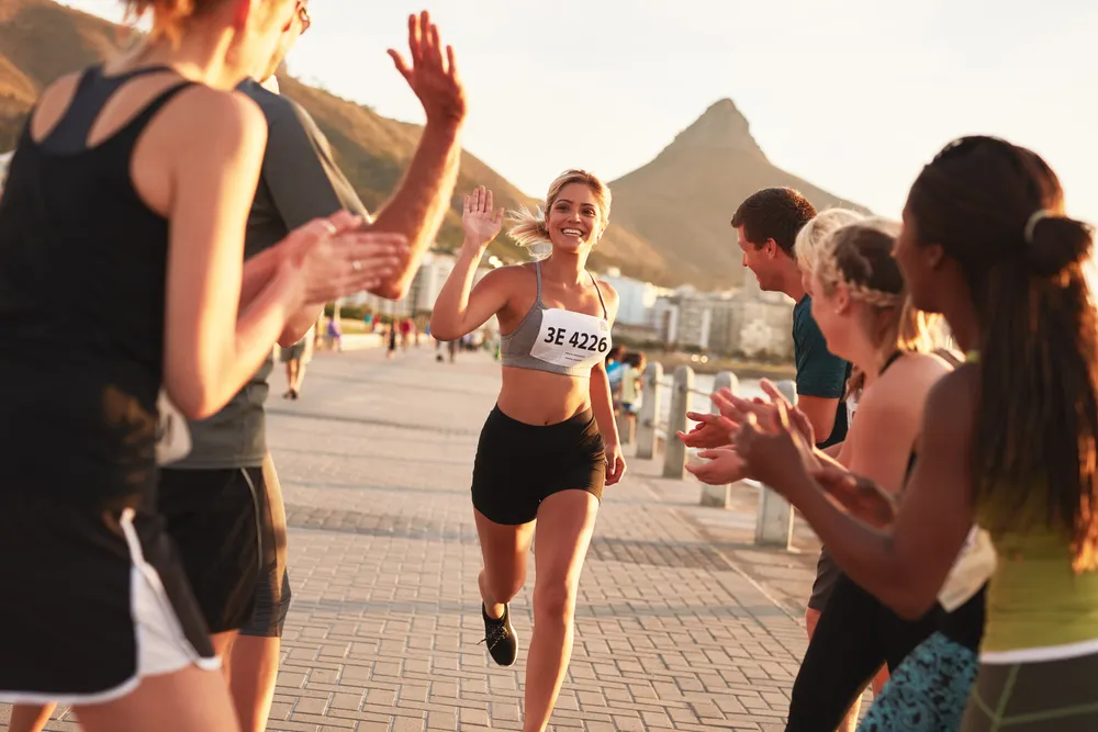 Carrera de maratón.