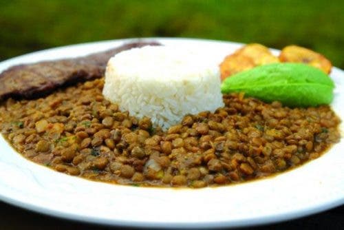 lentejas y arroz