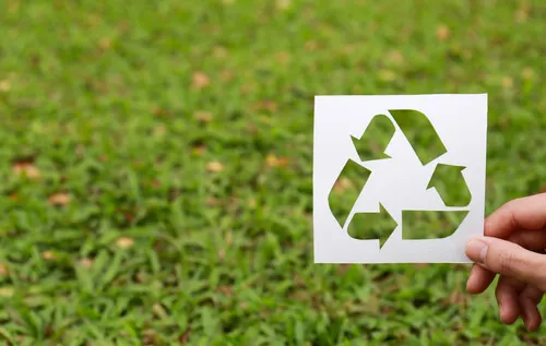 Le verre brisé peut également être recyclé.