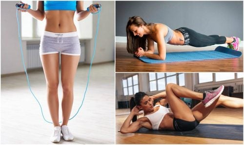 5 ejercicios para quemar grasa y mejorar tu salud sin salir de casa