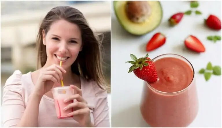 Cómo preparar un smoothie energético con aguacate, fresas y agua de coco