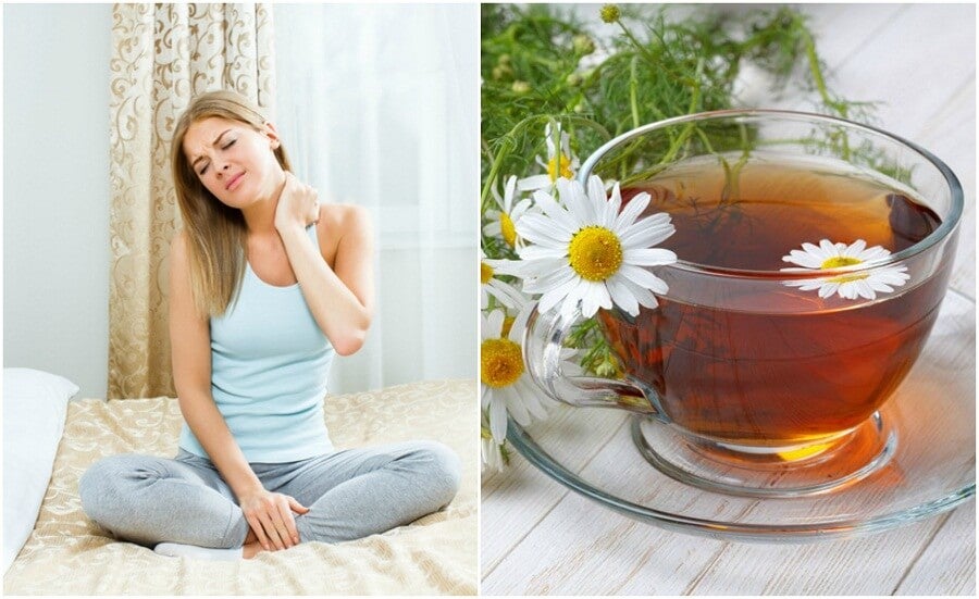 Cómo relajar los músculos de forma natural con una infusión de manzanilla, menta y limoncillo