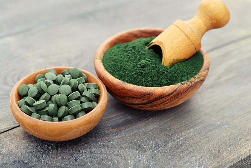 La spiruline, un aliment idéal dans un régime végétalien.