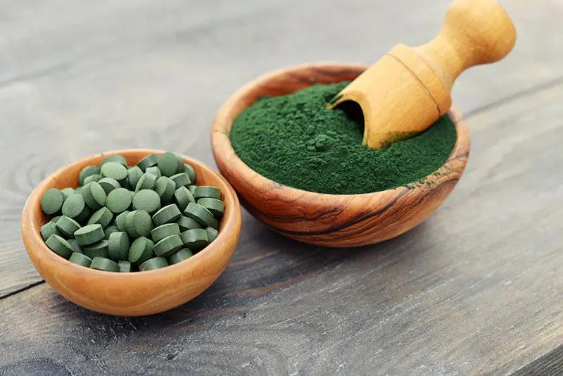 La spiruline, un aliment idéal dans un régime végétalien.